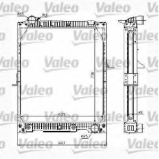 732990 VALEO Радиатор, охлаждение двигателя