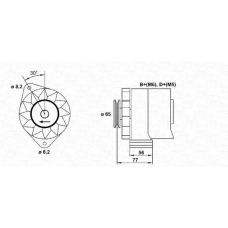 943356728010 MAGNETI MARELLI Генератор