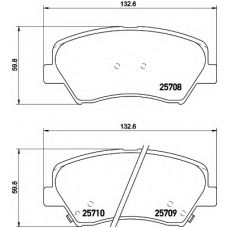 T2261 PAGID Комплект тормозных колодок, дисковый тормоз