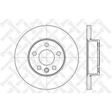 6020-4766-SX STELLOX Тормозной диск