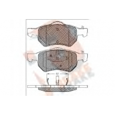 RB1586 R BRAKE Комплект тормозных колодок, дисковый тормоз