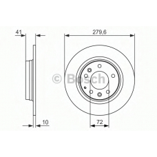 0 986 479 949 BOSCH Тормозной диск