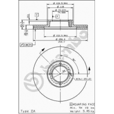 09.5677.10 BREMBO Тормозной диск