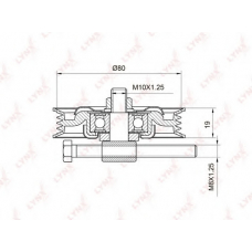 PB5021 LYNX Ролик натяжной / приводной