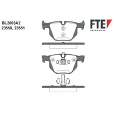 BL2003A2 FTE Комплект тормозных колодок, дисковый тормоз