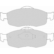 FD6486A NECTO Комплект тормозных колодок, дисковый тормоз