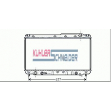 3219101 KUHLER SCHNEIDER Радиатор, охлаждение двигател