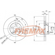 BD-4702 FREMAX Тормозной диск