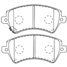 PK-1224 JNBK Колодки тормозные