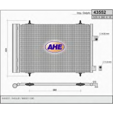 43552 AHE Конденсатор, кондиционер