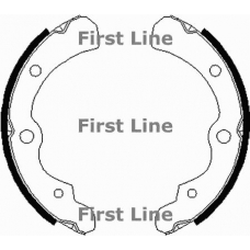 FBS195 FIRST LINE Комплект тормозных колодок