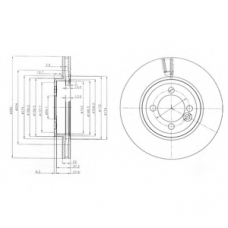 BG4146C DELPHI Тормозной диск