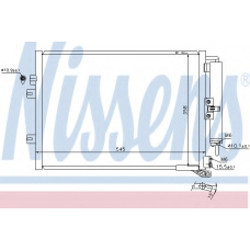 940125 NISSENS Конденсатор, кондиционер
