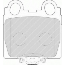 FDB1610 FERODO Комплект тормозных колодок, дисковый тормоз