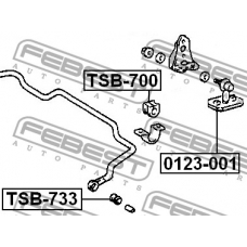0123-001 FEBEST Тяга / стойка, стабилизатор