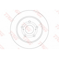 DF6173 TRW Тормозной диск