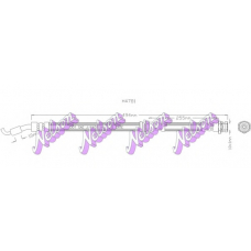 H4781 Brovex-Nelson Тормозной шланг