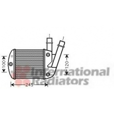 17004340 VAN WEZEL Интеркулер