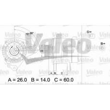 436364 VALEO Генератор