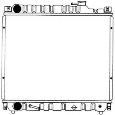 1081-0213 SAKURA  Automotive Радиатор, охлаждение двигателя