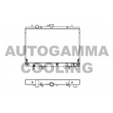 102177 AUTOGAMMA Радиатор, охлаждение двигателя