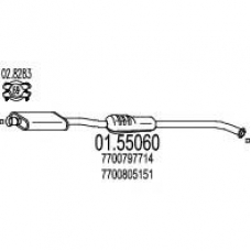 01.55060 MTS Средний глушитель выхлопных газов