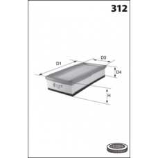 LFAF291 LUCAS FILTERS Воздушный фильтр