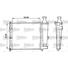 816555 VALEO Радиатор, охлаждение двигателя