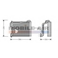 0300V145 VAN WEZEL Испаритель, кондиционер