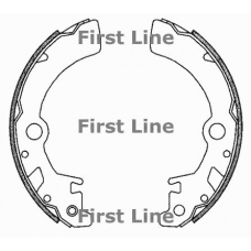 FBS616 FIRST LINE Комплект тормозных колодок