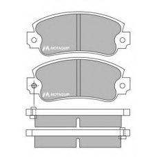 LVXL324 MOTAQUIP Комплект тормозных колодок, дисковый тормоз