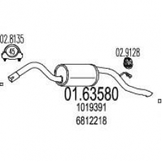 01.63580 MTS Глушитель выхлопных газов конечный