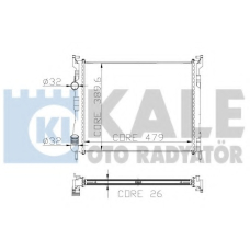 207400 KALE OTO RADYATOR Радиатор, охлаждение двигателя