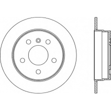 BDR2311.10 OPEN PARTS Тормозной диск