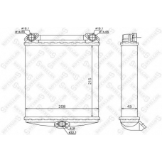 10-35170-SX STELLOX Теплообменник, отопление салона