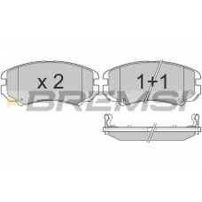 BP3146 BREMSI Комплект тормозных колодок, дисковый тормоз