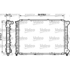 732816 VALEO Радиатор, охлаждение двигателя