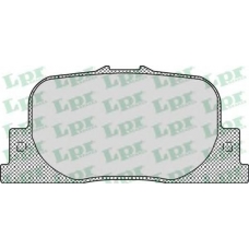 05P1112 LPR Комплект тормозных колодок, дисковый тормоз