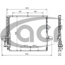 300103 ACR Конденсатор, кондиционер