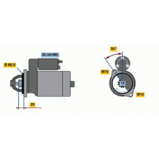 0 986 021 290 BOSCH Стартер