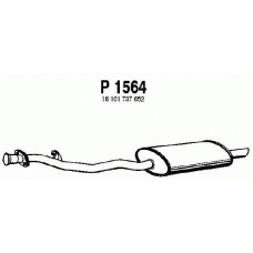 P1564 FENNO Глушитель выхлопных газов конечный