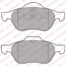 LP2252 DELPHI Комплект тормозных колодок, дисковый тормоз