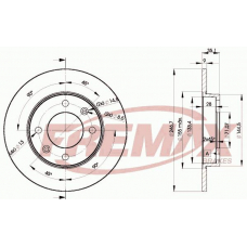 BD-4746 FREMAX Тормозной диск