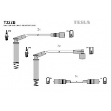 T322B TESLA Комплект проводов зажигания