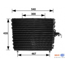 8FC 351 035-771 HELLA Конденсатор, кондиционер