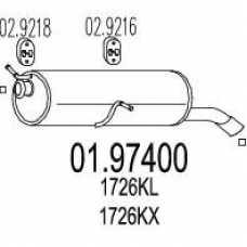 01.97400 MTS Глушитель выхлопных газов конечный