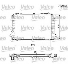 732441 VALEO Радиатор, охлаждение двигателя