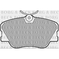 BBP1068 BORG & BECK Комплект тормозных колодок, дисковый тормоз