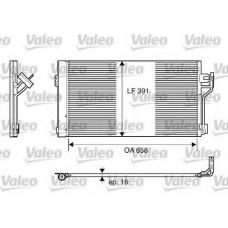 817842 VALEO Конденсатор, кондиционер