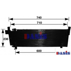 520046N AKS DASIS Конденсатор, кондиционер